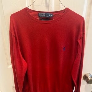 Set of Red and tan Sweater Pullover